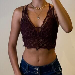 Brown Crop Top